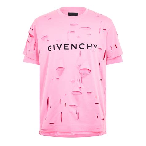 givenchy männer t shirt|givenchy distressed t shirt.